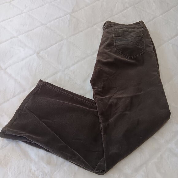bootcut dark brown corduroy pants - Picture 3 of 14